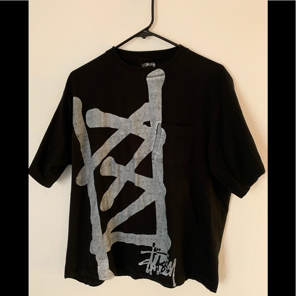 Stussy pocket  t-shirt